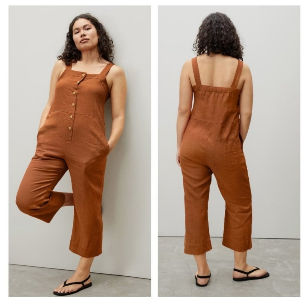 EVERLANE The Linen Jumpsuit size 12